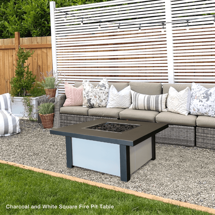 Modern Blaze 42-Inch Square Fire Pit Table (SAFTS4624ST) - Sweatfully