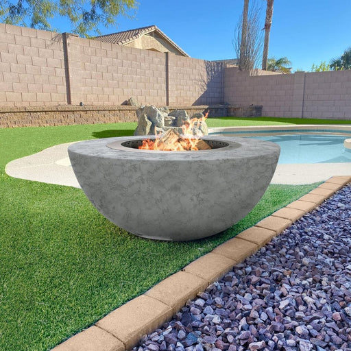 Modern Blaze 42-Inch Smokeless Round Concrete Fire Bowl - Sweatfully