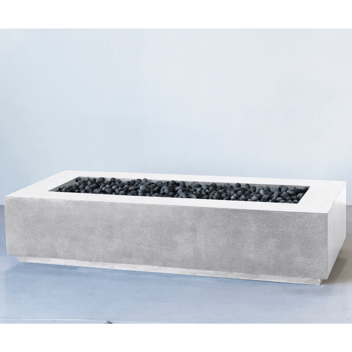 Modern Blaze Lumera Linear Concrete Fire Pit Table - Sweatfully