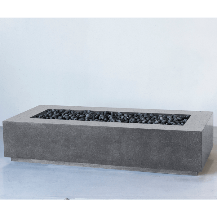 Modern Blaze Lumera Linear Concrete Fire Pit Table - Sweatfully