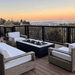 Modern Blaze Lumera Linear Concrete Fire Pit Table - Sweatfully