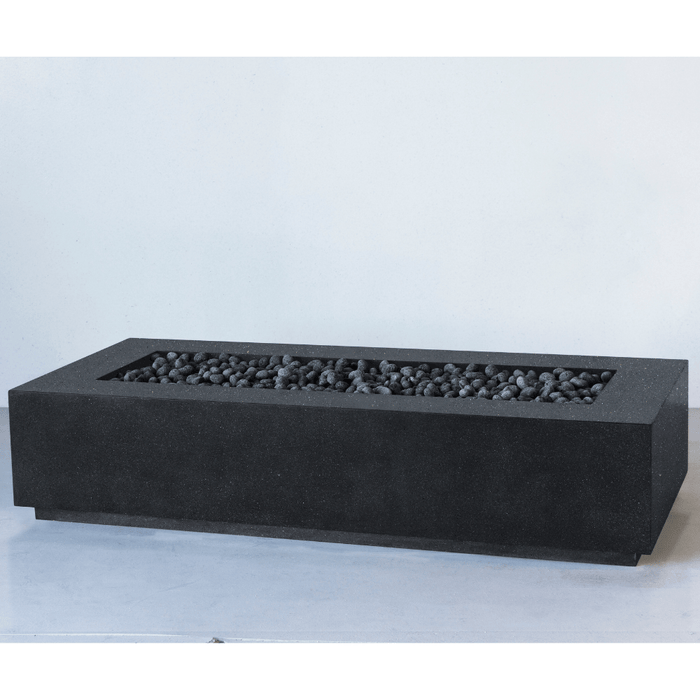 Modern Blaze Lumera Linear Concrete Fire Pit Table - Sweatfully