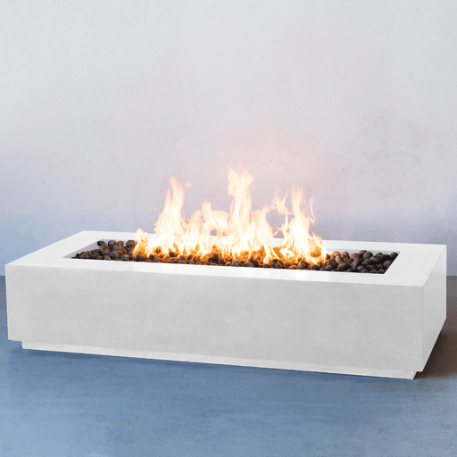 Modern Blaze Lumera Linear Concrete Fire Pit Table - Sweatfully