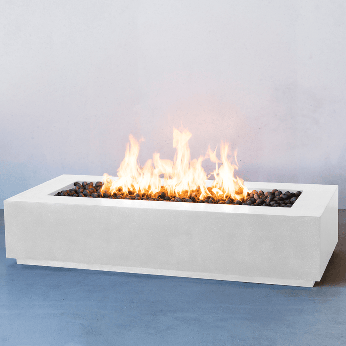 Modern Blaze Lumera Linear Concrete Fire Pit Table - Sweatfully
