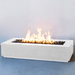 Modern Blaze Lumera Linear Concrete Fire Pit Table - Sweatfully