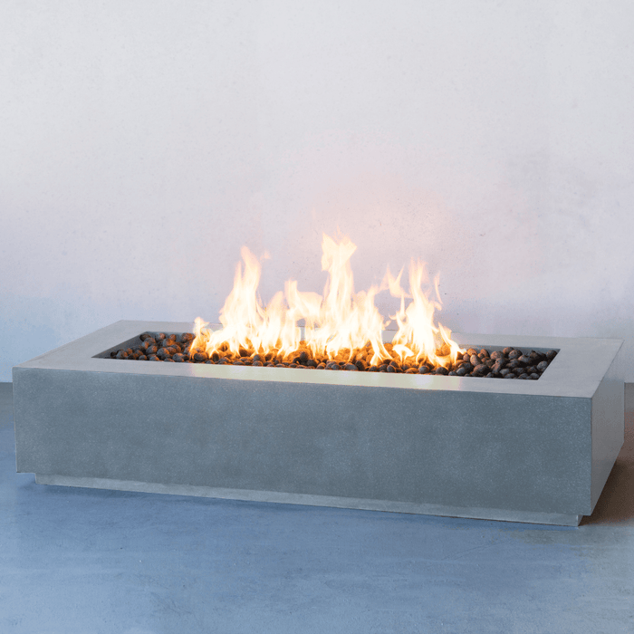 Modern Blaze Lumera Linear Concrete Fire Pit Table - Sweatfully