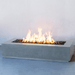 Modern Blaze Lumera Linear Concrete Fire Pit Table - Sweatfully