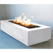 Modern Blaze Lumera Linear Concrete Fire Pit Table - Sweatfully
