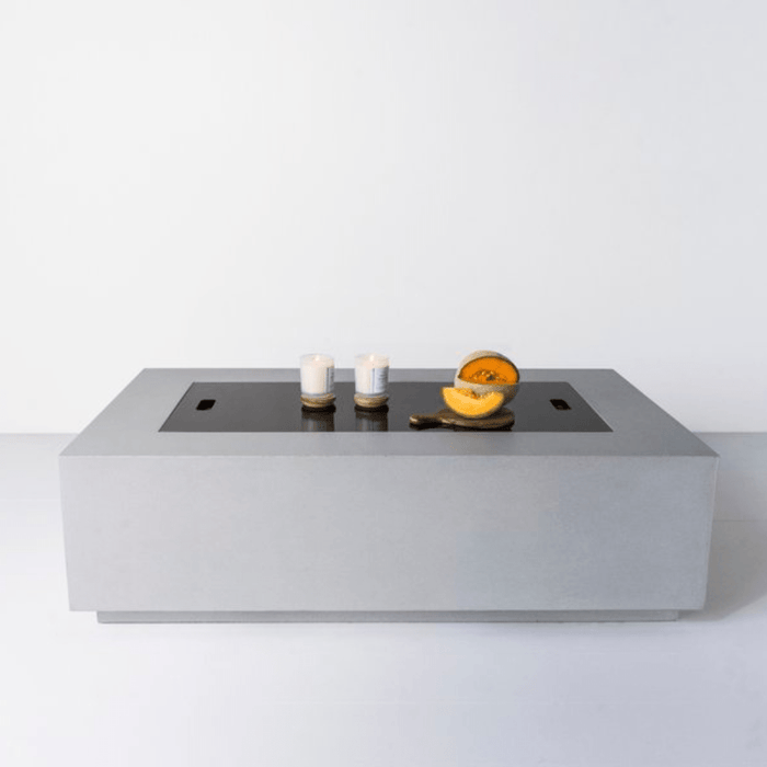 Modern Blaze Lumera Linear Concrete Fire Pit Table - Sweatfully