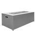 Modern Blaze Milan 54-Inch Linear Gas Fire Pit Table (SAFTLM5418ST) - Sweatfully