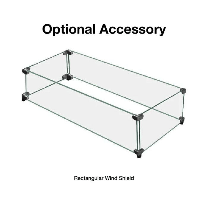 Modern Blaze Milan 54-Inch Linear Gas Fire Pit Table (SAFTLM5418ST) - Sweatfully