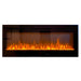 Modern Blaze Recessed / Wall Mounted Electric Fireplace with Multicolor Flame - Sweatfully