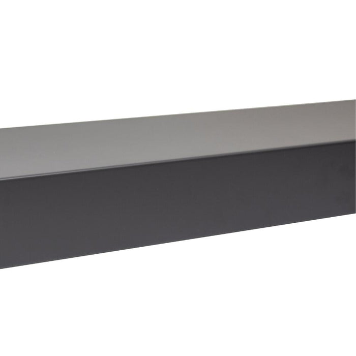 Modern Matte Black Floating Mantel Shelf - Sweatfully