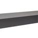Modern Matte Black Floating Mantel Shelf - Sweatfully