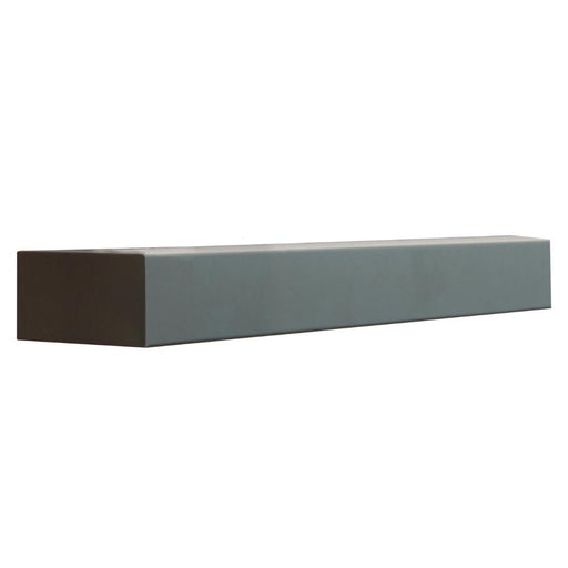 Modern Matte Black Floating Mantel Shelf - Sweatfully