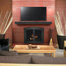 Modern Matte Black Floating Mantel Shelf - Sweatfully