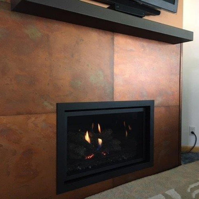 Modern Matte Black Floating Mantel Shelf - Sweatfully