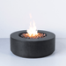 Modern Blaze Oblica Round Concrete Fire Pit Table - Sweatfully