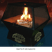 Modern Blaze Square Steel Fire Pit - Sweatfully