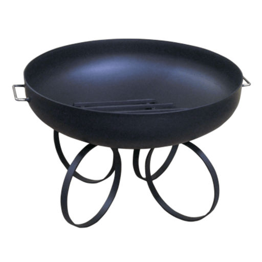 Modern Blaze Round Steel Fire Pit - Sweatfully