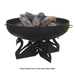 Modern Blaze Round Steel Fire Pit - Sweatfully