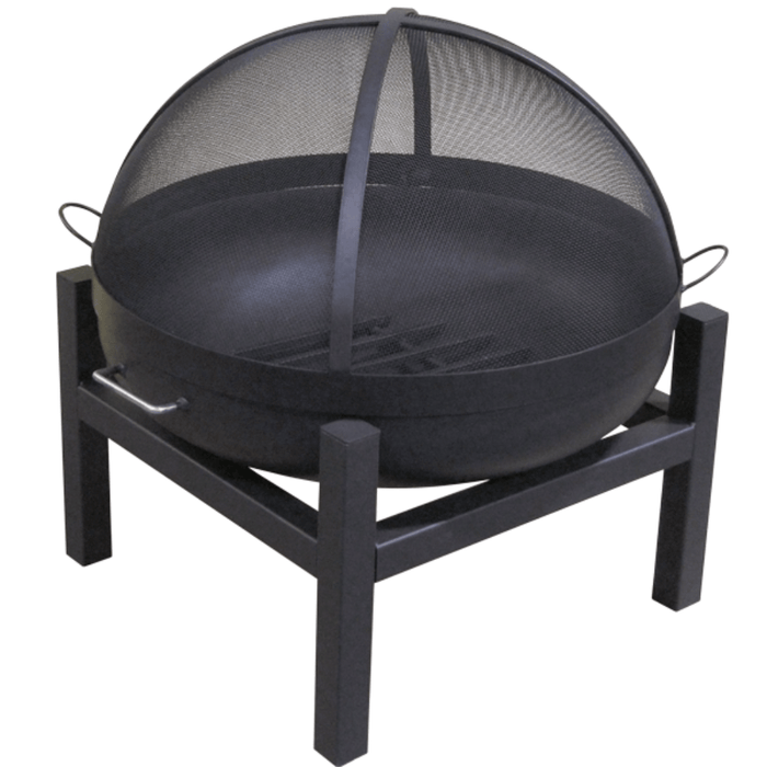 Modern Blaze Round Steel Fire Pit - Sweatfully