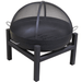 Modern Blaze Round Steel Fire Pit - Sweatfully