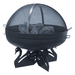 Modern Blaze Round Steel Fire Pit - Sweatfully