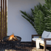 Modern Blaze Round Steel Fire Pit - Sweatfully
