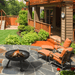 Modern Blaze Round Steel Fire Pit - Sweatfully