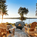 Modern Blaze Square Steel Fire Pit - Sweatfully