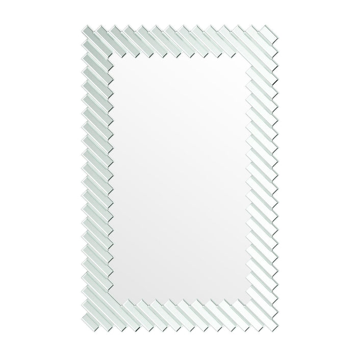 Modern Rectangle Framed Decorative Mirror - Sweatfully