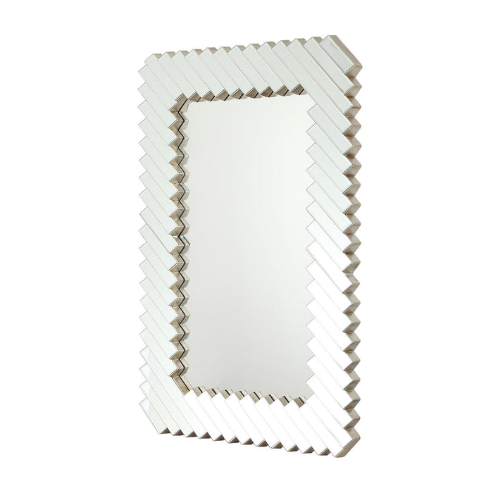 Modern Rectangle Framed Decorative Mirror - Sweatfully
