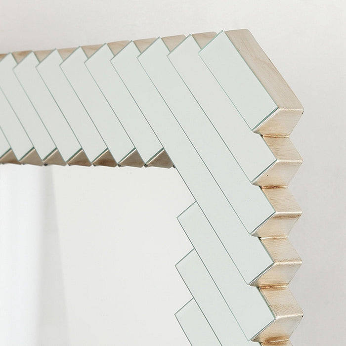 Modern Rectangle Framed Decorative Mirror - Sweatfully