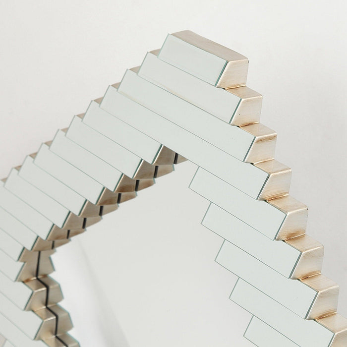 Modern Rectangle Framed Decorative Mirror - Sweatfully