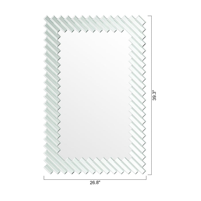 Modern Rectangle Framed Decorative Mirror - Sweatfully