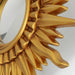 Modern Sunburst Golden Mirror Antiqued Casual Wall Decoration - Sweatfully