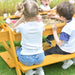 Mojave Outdoor Picnic & Sand Table Playset | 2-in-1 Wooden Activity Table for Kids - Sweatfully