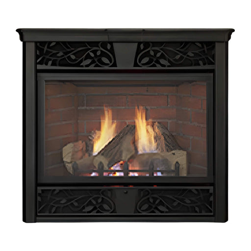 Monessen 24" Traditional Style Vent-Free Natural Gas Fireplace With IPI control System [VFC24LNI] (SAK59142) - Sweatfully