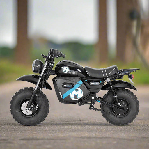 MotoTec 1500W 60V/20AH Electric Powered Mini Bike, Black (97368524) - Sweatfully