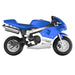 MotoTec Phantom 49CC Two-Stroke Gas Pocket Bike, Blue (96421375) - Sweatfully