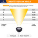 Gardenreet 5W Aluminum MR16 LED Bulb Dimmable, 2700K Warm White, AC/DC 12V Low Voltage, GU5.3 Bi-Pin Base, 450 Lumens 35W Halogen Equivalent, 45 Degree Spot night light bulb for Outdoor Landscape, Recessed, Track Lighting - Sweatfully