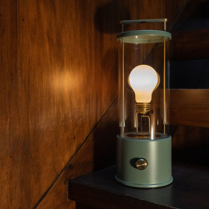 The Muse Portable Lamp in Pleasure Garden Green - Sweatfully
