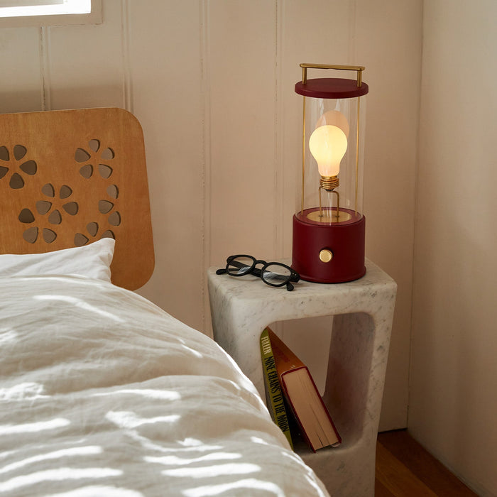 The Muse Portable Lamp in Pomona Red - Sweatfully