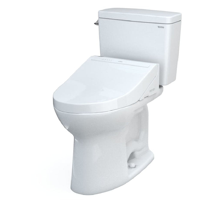 [MW7763084CEG#01] TOTO Drake 1.28 GPF Washlet Elongated Toilet With C5 Bidet Seat (SAK74362) - Sweatfully