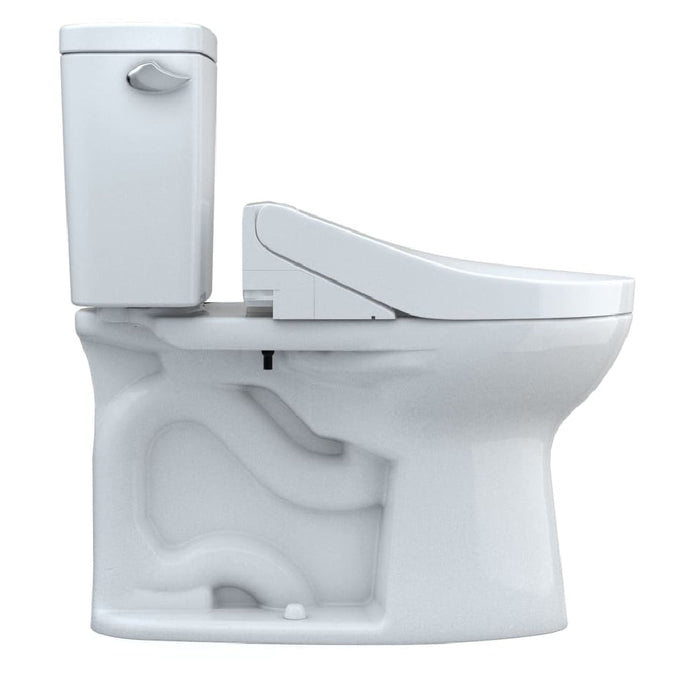[MW7763084CEG#01] TOTO Drake 1.28 GPF Washlet Elongated Toilet With C5 Bidet Seat (SAK74362) - Sweatfully