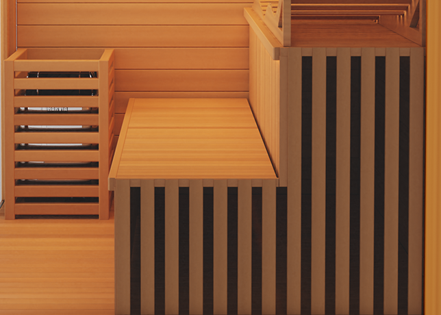 3 Person Home Steam Sauna | Traditional 7™ - Sweatfully