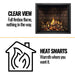 Napoleon Elevation X 42 Direct Vent Electronic Ignition Propane Gas Fireplace, 44" [EX42N/PTEL] (SAK83652) - Sweatfully