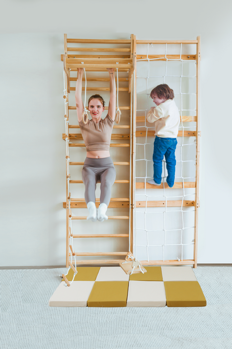 Indoor Playset Mat – Cushioned Floor Mat Compatible with Avenlur Neem Climber - Sweatfully