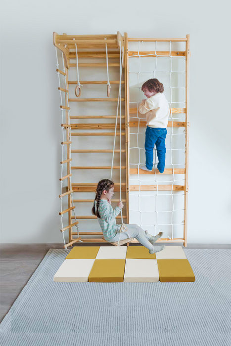 Indoor Playset Mat – Cushioned Floor Mat Compatible with Avenlur Neem Climber - Sweatfully
